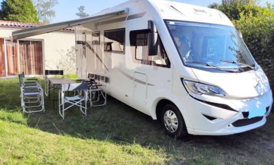 (Dept 33) Camping car Intégral Mac Louis Nevis Gold 22 (FC). 6 places carte grise et 7 places couchages.