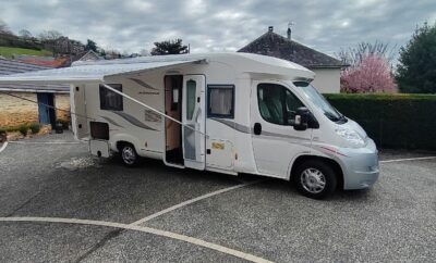 (Dept 19) Fleurette Migrateur 73LD. Profilé 4 places carte grise et couchage.