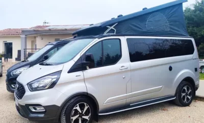 (Dept 26) Ford Nugget + Gris . Van aménagé 5 places carte grise et 4 couchages