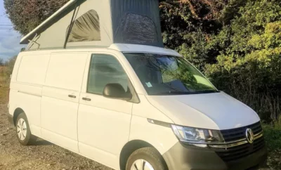 (Dept 26) Volkswagen T6 183XH . Van aménagé 5 places carte grise et 5 couchages