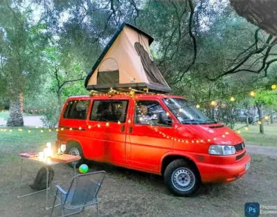 (Dept 20) Volkswagen Multivan (CE) . Van aménagé 5 places carte grise et 5 couchages